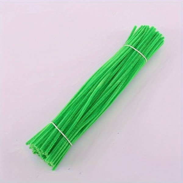 1. Zsenília drót 30 cm, zöld - 10 db