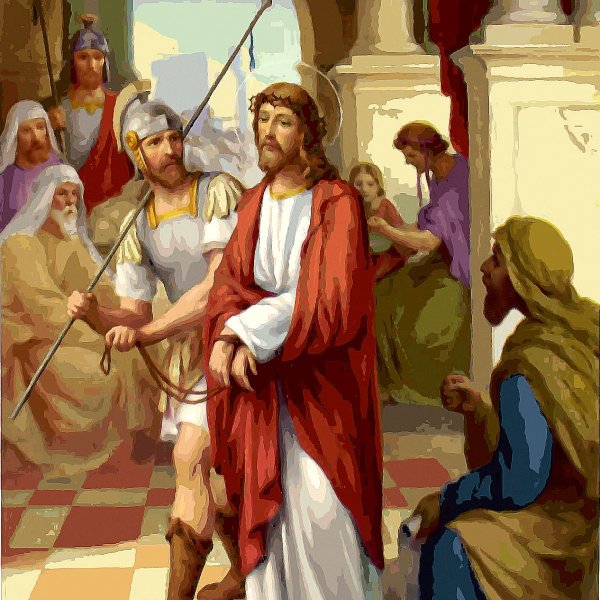 Stáció- I. Jézust Pilátus halálra ítéli